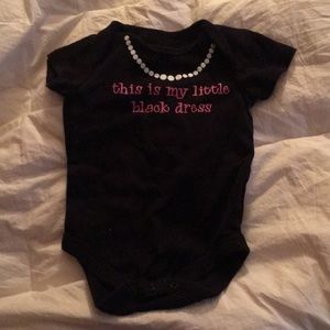 This Is My Little Black Dress Onesie